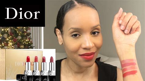 dior lipstick mini set|dior matte lipstick shades.